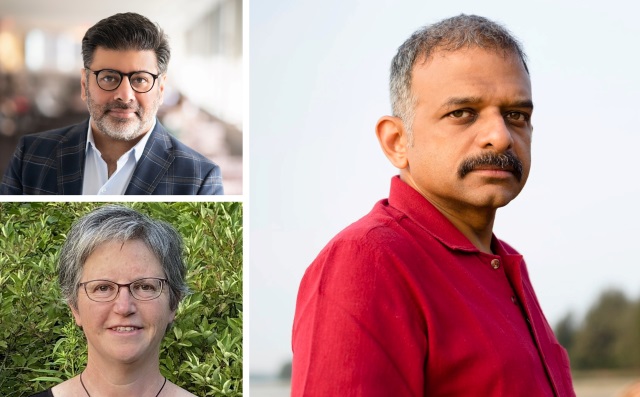 Graphic of symposium speakers