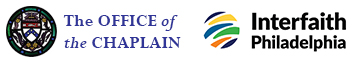 Partner logos: Penn Office of the Chaplain, Interfaith Philadelphia