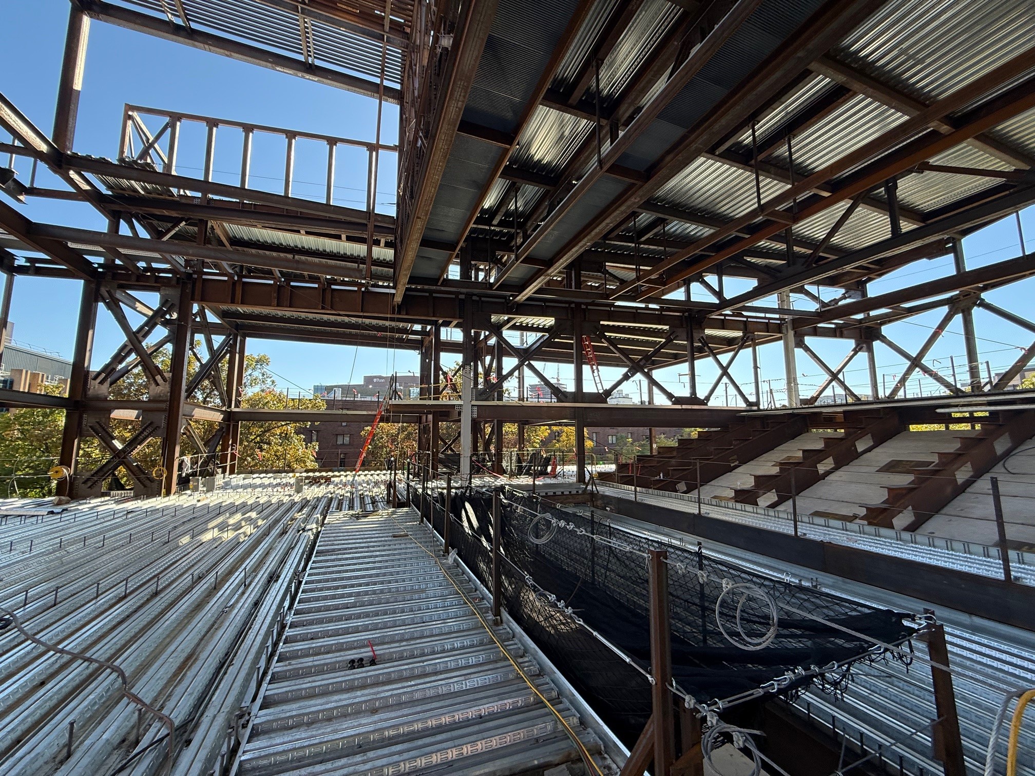 Construction of the Platt Student Performing Arts Center, as of Oct 21, 2025