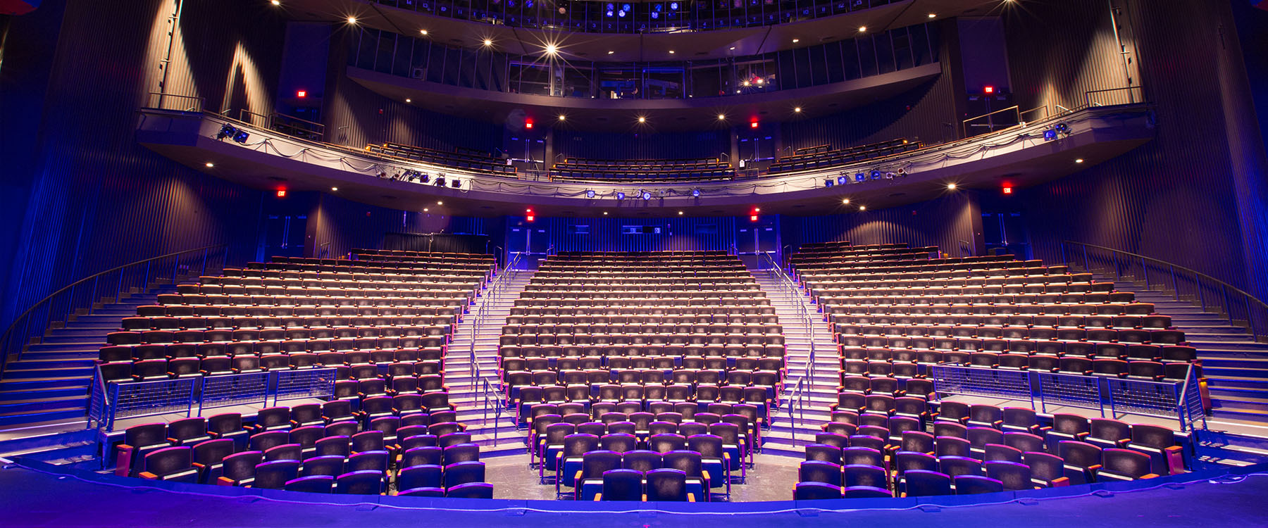 Annenberg Center Zellerbach Theatre, View of the seats from the stage