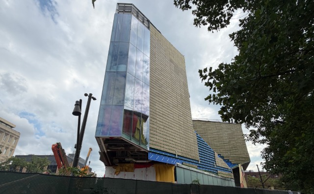 Platt Center construction progress image, Aug 2026, exterior