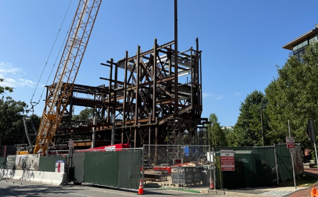 Platt Center construction progress image, Sep 2025, exterior